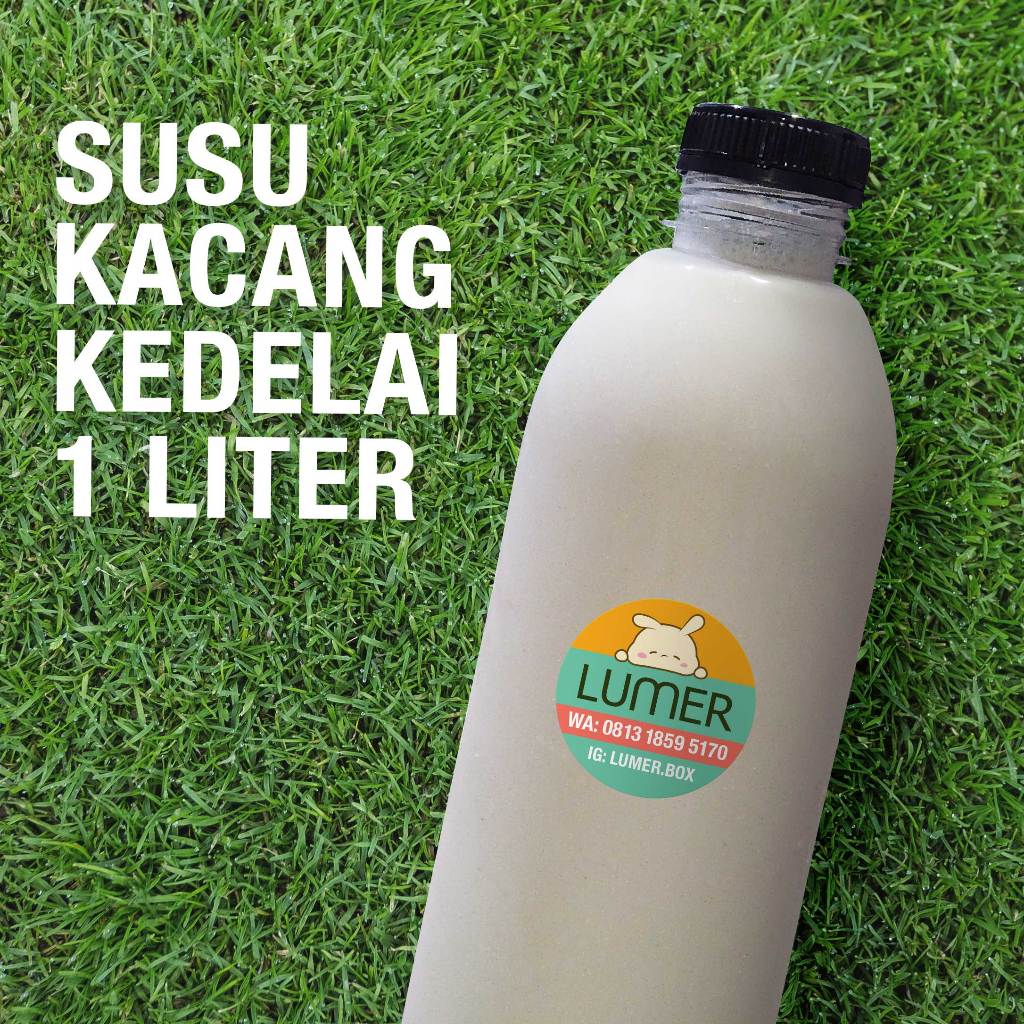 

[PRE ORDER] Lumer Susu kacang kedelai 1L. Susu kacang 1000ml