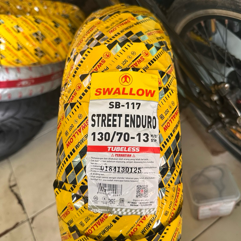 BAN 130/70-13 MERK SWALOW SB117 STREET ENDURO