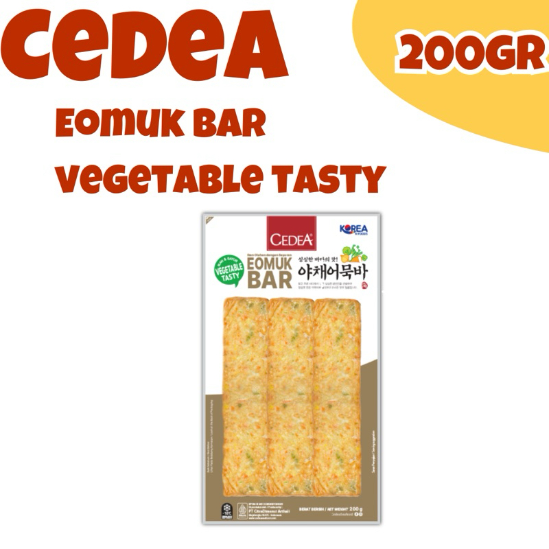 

(KHUSUS INSTAN) Cedea Eomuk Bar Vegetable//Kue Ikan Sayur ala Korea