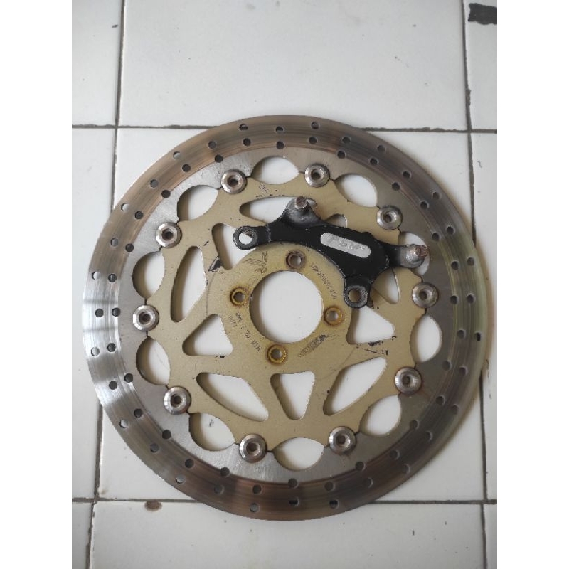 Bekas baik _ Disk / piringan cakram psm 320mm yamaha breket 320mm jupiter mx old,new+z1+vegazr