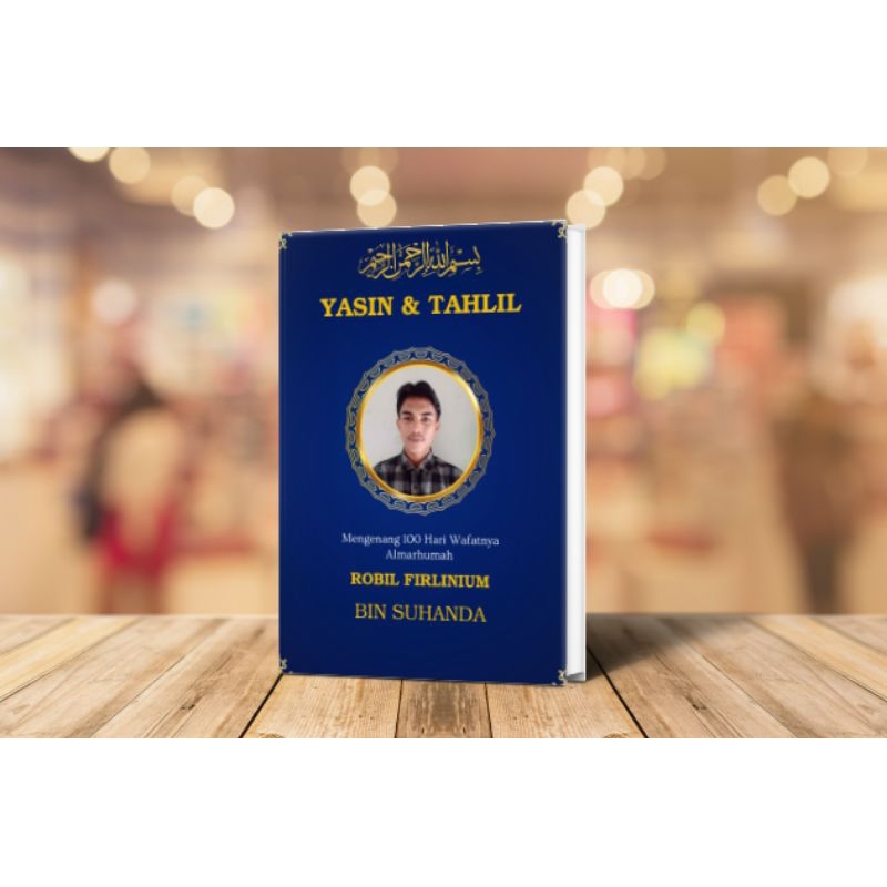 Buku Yasin / Yassin / Yassiin 128 halaman (Cover Biru)