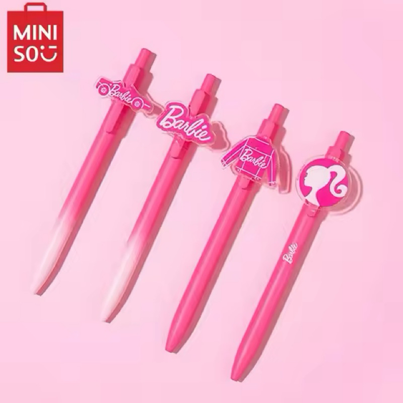 

Miniso Gel pen 0,5mm Barbie / pena pulpen alat tulis