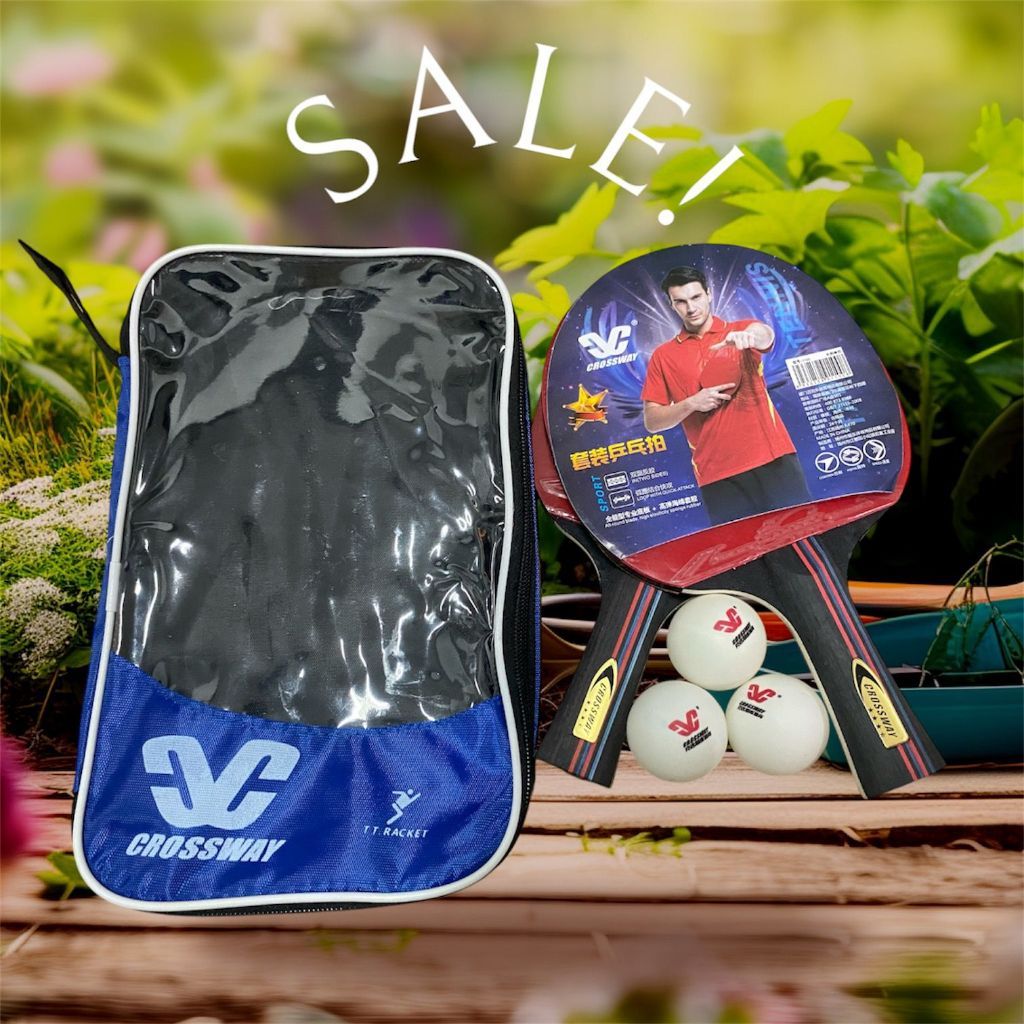 BET PINGPONG BET TENNIS MEJA ISI 2 PCS (FREE TAS) CROSSWAY