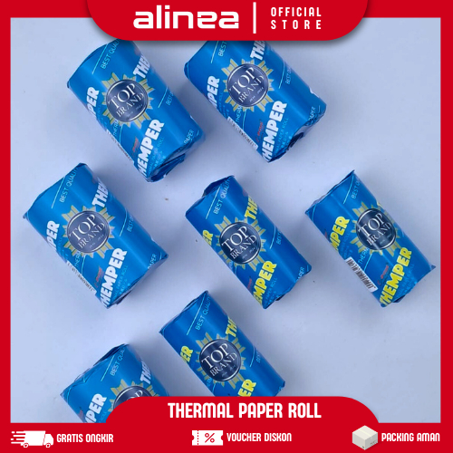 

[1pcs] KERTAS STRUK THERMAL PAPER ROLL 57x30 Coreless Thermal Paper Roll 57x30 Neo
