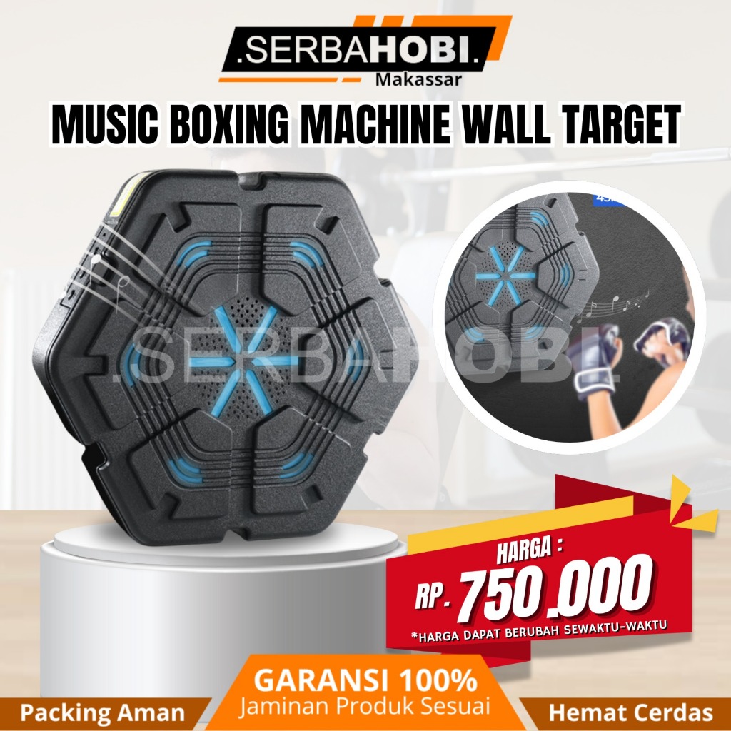 Mesin Tinju Music Boxing Machine Wall Target Bluetooth / Music Boxing kekinian