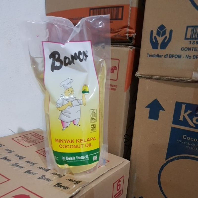 

Barco Minyak Goreng Kelapa 1 liter kemasan Pouch