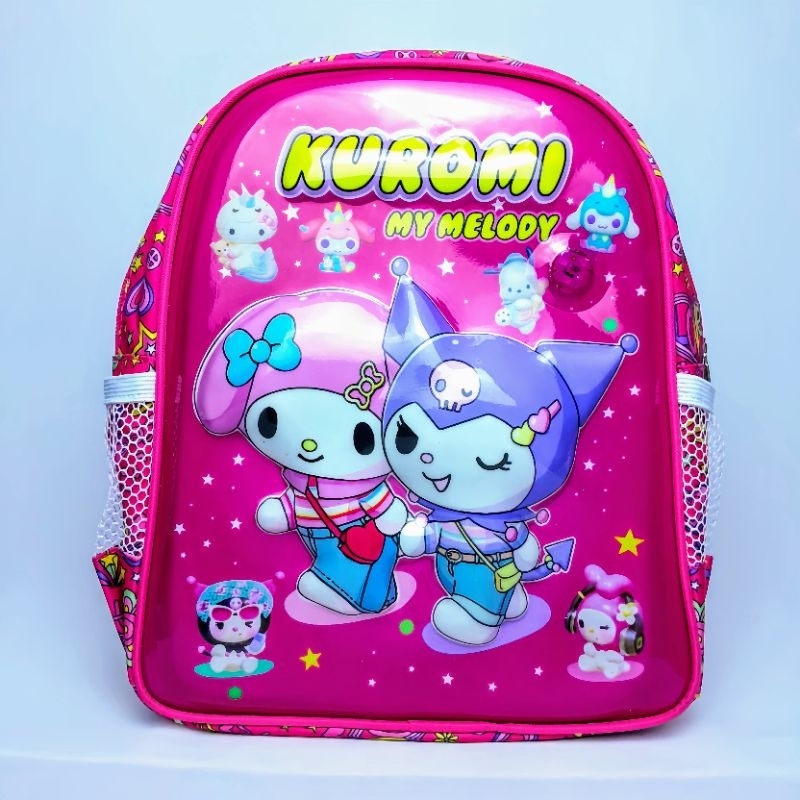 beragam tas anak perempuan 3D+Led, tas anak paud 1 ruang, tas anak paud perempuan karakter labubu, k