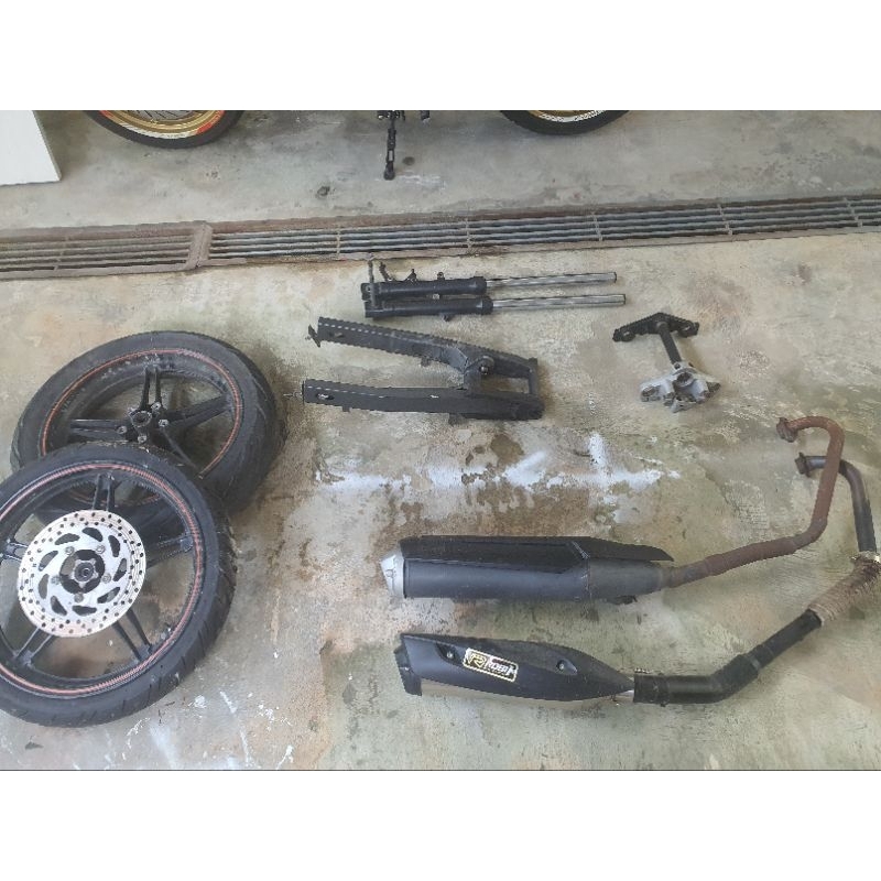 Velg, Swing Arm, Knalpot copotan Yamaha Vixion Advance NVA