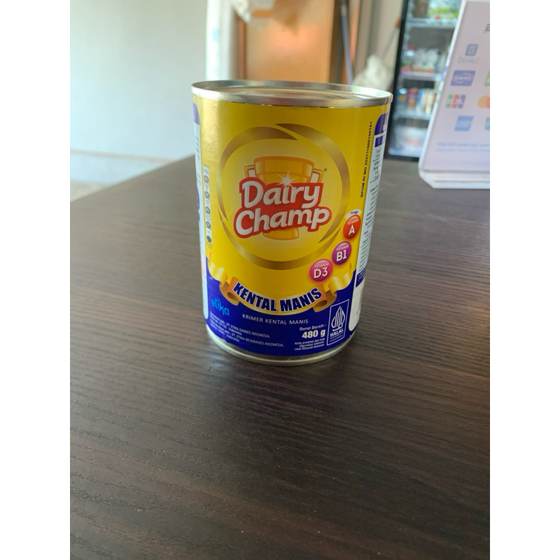 

Susu Kental Manis Kaleng Dairy Champ 480 gr