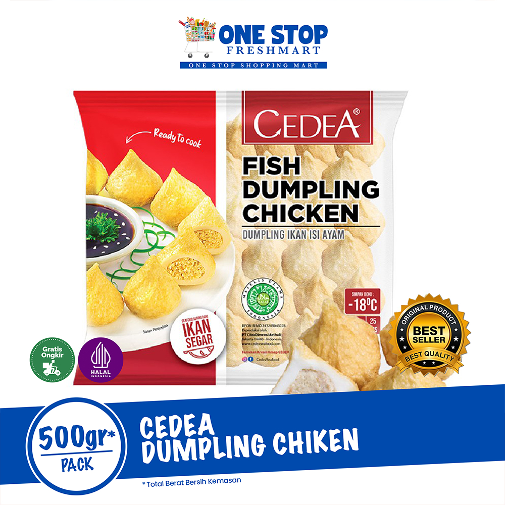 

CEDEA FISH DUMPLING CHICKEN 500gr