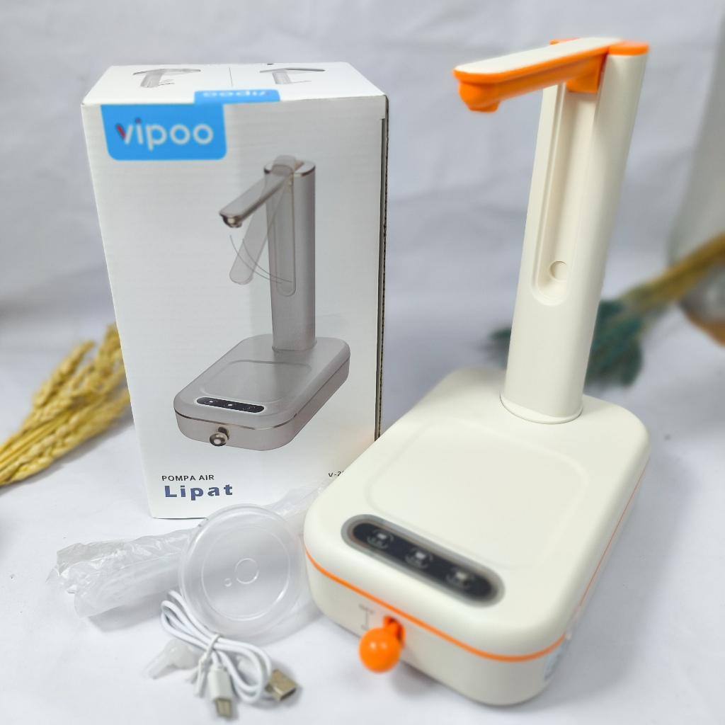 Water Pump POMPA GALON ELEKTRIK PRAKTIS VIPOO 2083 V-2083 LIPAT ATAS MEJA 2in1