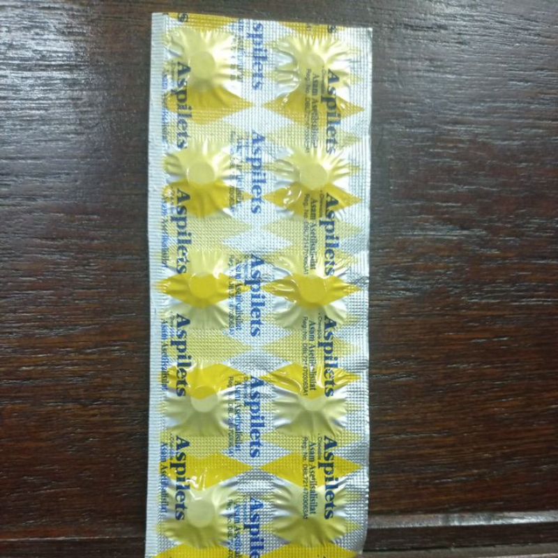 Aspilets 80 10 tablet per strip | suplemen kesehatan original