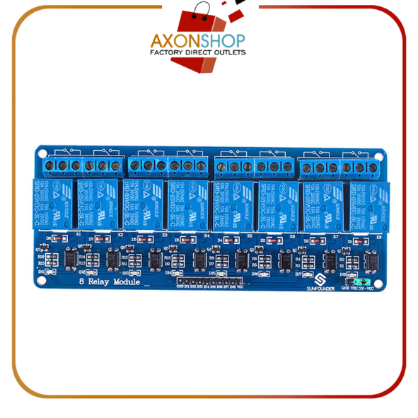 Modul 8Ch Module Relay 8 Channel 5V Optocoupler 250Vac 30Vdc 10A DC-AC