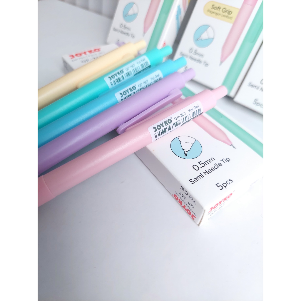 

Pulpen Gel / Gel Pen JOYKO GP-367 Isi 5 Pcs