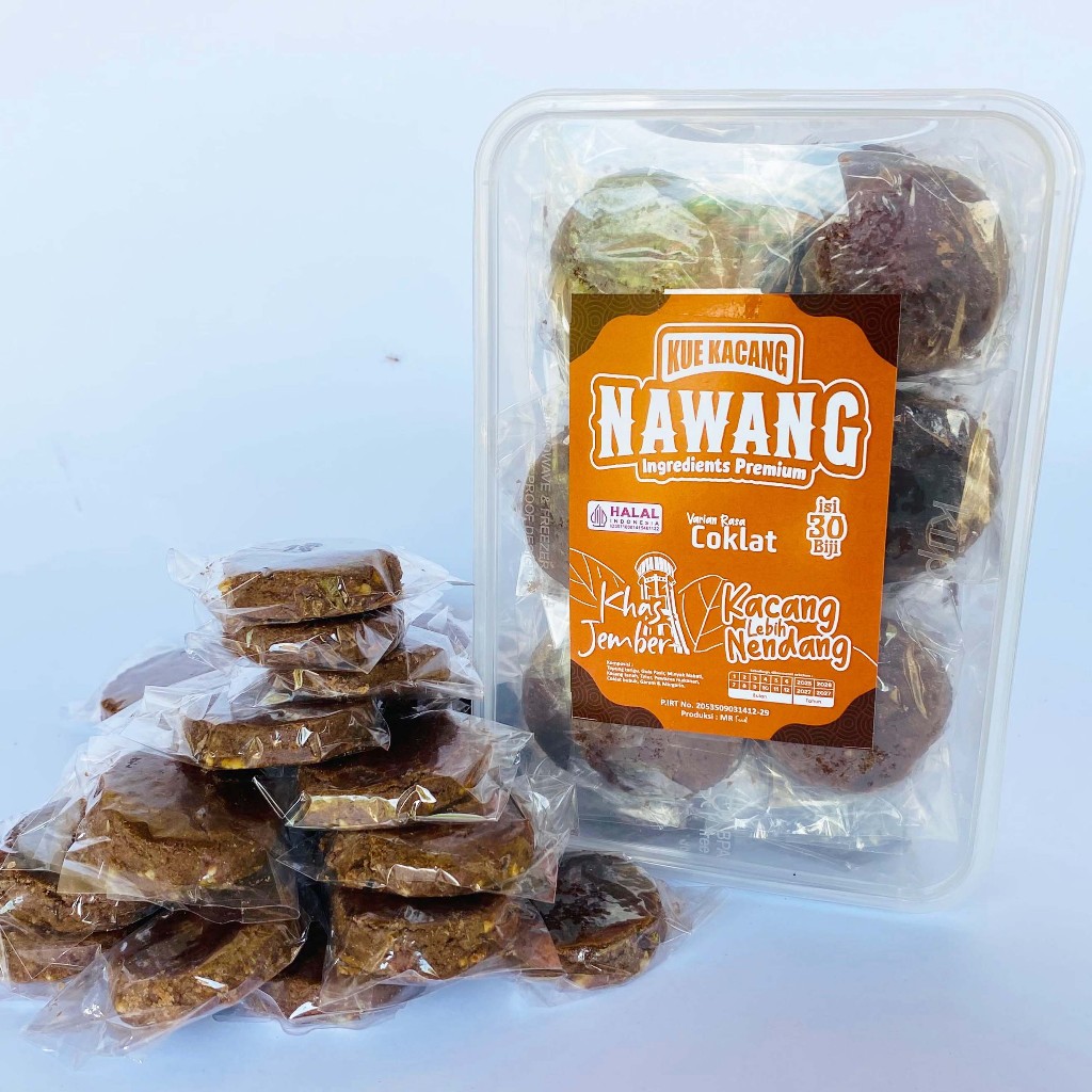 

Kue Kacang Nawang 30 Biji Rasa Coklat Khas Jember