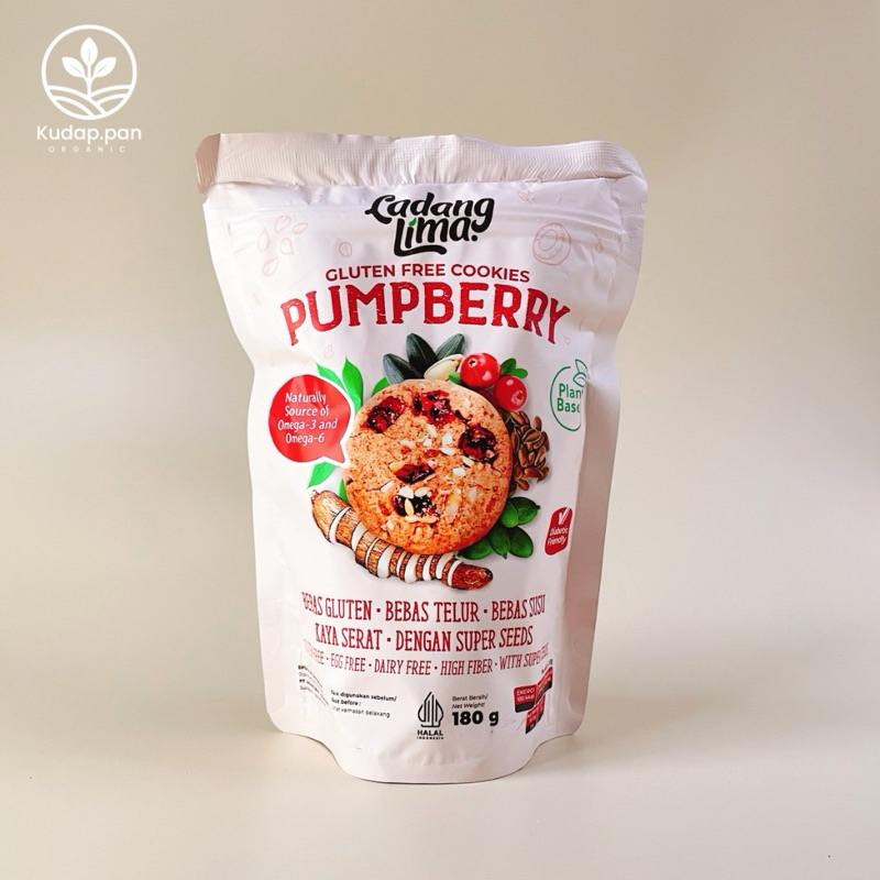 

GLUTEN FREE COOKIES - Ladang Lima Pumpberry 180 gram