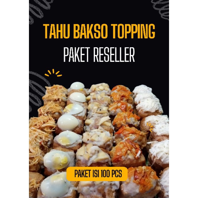 

Paket Reseller Tahu Bakso Topping Ngeunah isi 100 pcs