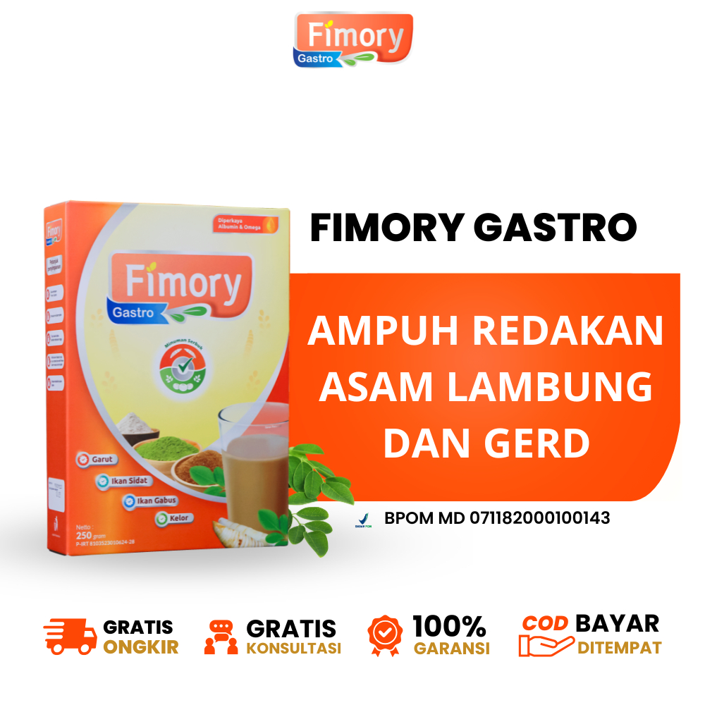 

Fimory Gastro - Minuman Nutrasetikal Untuk Meredakan Asam Lambung GERD | 250g