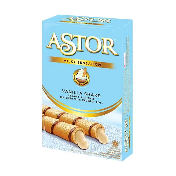 

Astor Vanilla Box 40gr – Renyahnya Wafer, Lembutnya Vanilla!