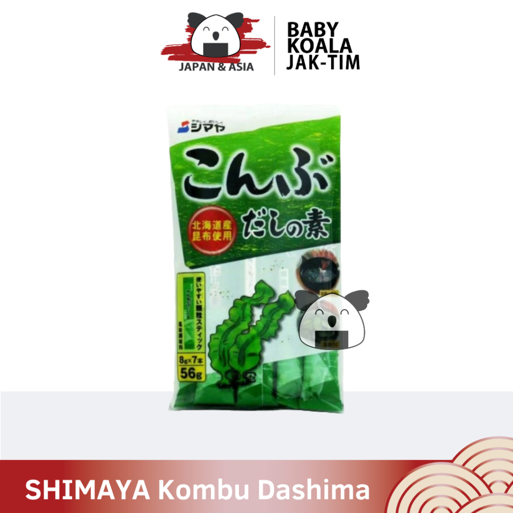 

SHIMAYA Konbu Dashi Nomoto Kombu Dashima 8g | Kelp Kaldu Bubuk Rumput Laut - Jaktim