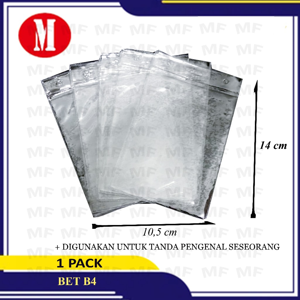 Plastik id card b4/Plastik Nametag B4 Atlas