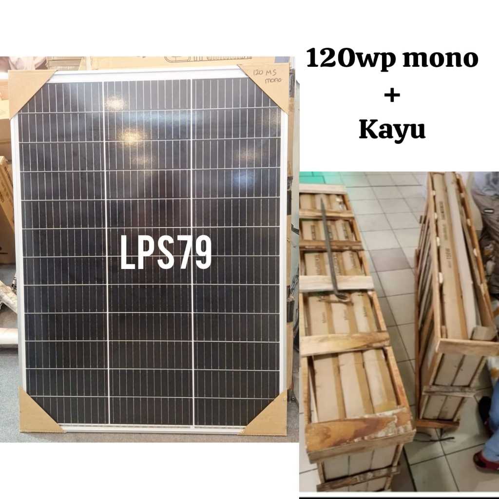Solar Panel Solar Cell Panel Surya Maysun Mono 120Wp Monocrystalline