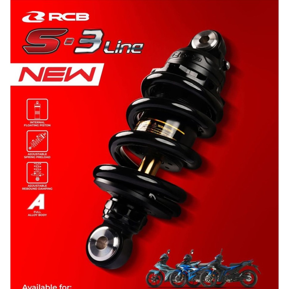 shockbreker rcb s3 line jupiter 200 mm