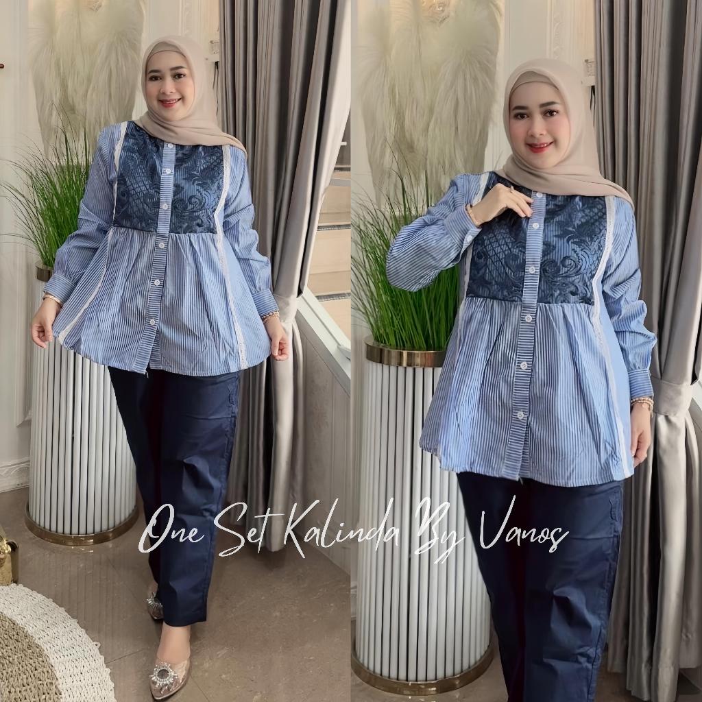 Setelan Celana Wanita Kalinda Exclusive By Vanos Store