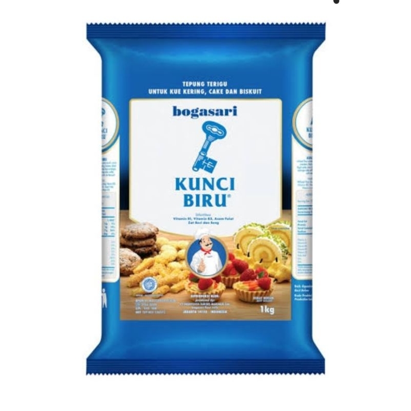 

Tepung Terigu Kunci Biru 1kg