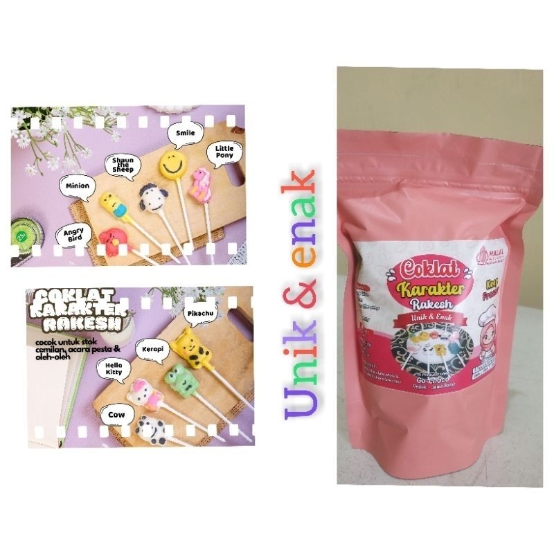

coklat karakter unik-enak isi 9 - lolichoc