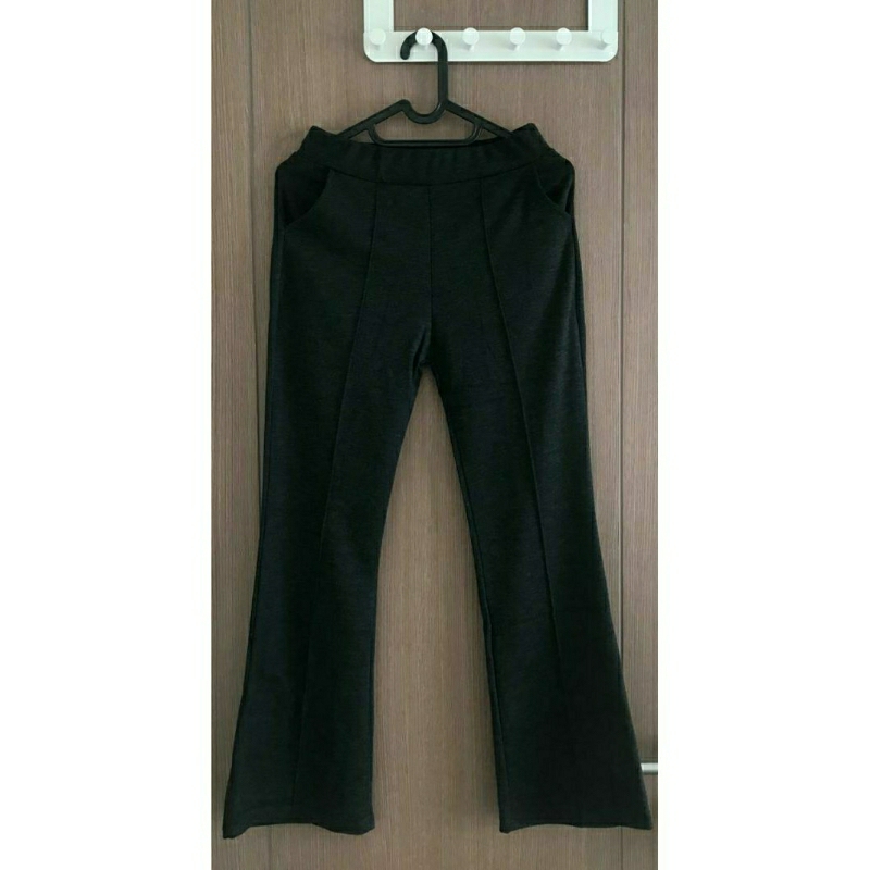 Brand Ya Fag Celana Knit Cutbray Viral Standard Hitam – Import Bangkok BKK