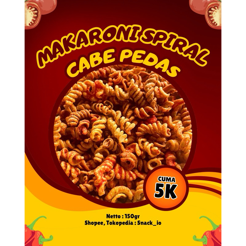 

MAKARONI SPIRAL CABE PEDAS