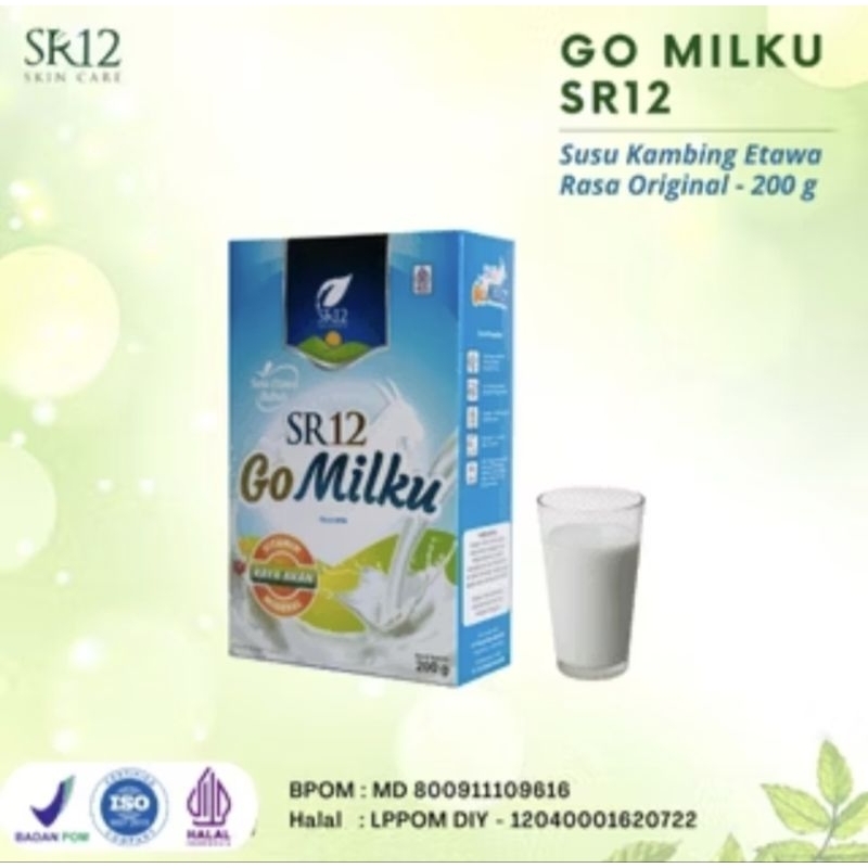 

Gomilku SR12 original susu kambing etawa susu rendah lemak susu rendah gula susu herbal