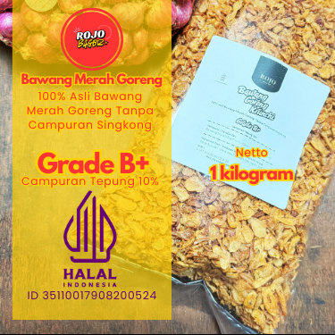 

Bawang Merah Goreng 1 KG, Grade B+, Bawang Merah Goreng Termurah, Bawang Merah Goreng Asli