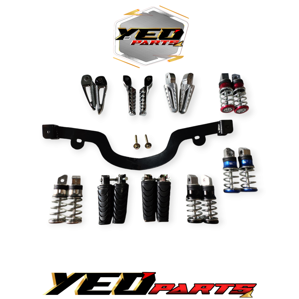 Footstep Pijakan kaki motor Honda Scoopy fi old esp 2013-2020 slim flatbar aksesoris Scoopy