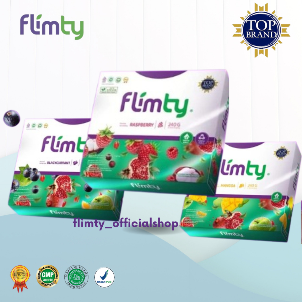 

[BPOM ASLI] FLIMTY fiber | Fit, Slim and Healthy | 1 box isi 16 sachet | Kemasan Baru