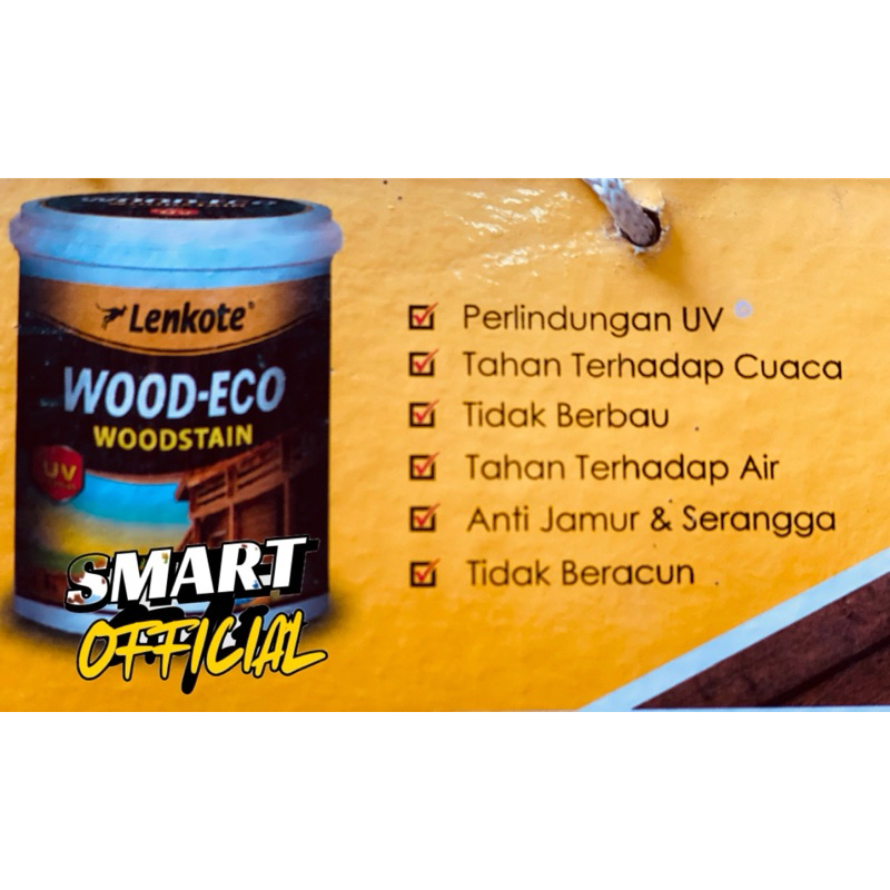 WOOD ECO solvent LENKOTE woodstain cat politur khusus kayu