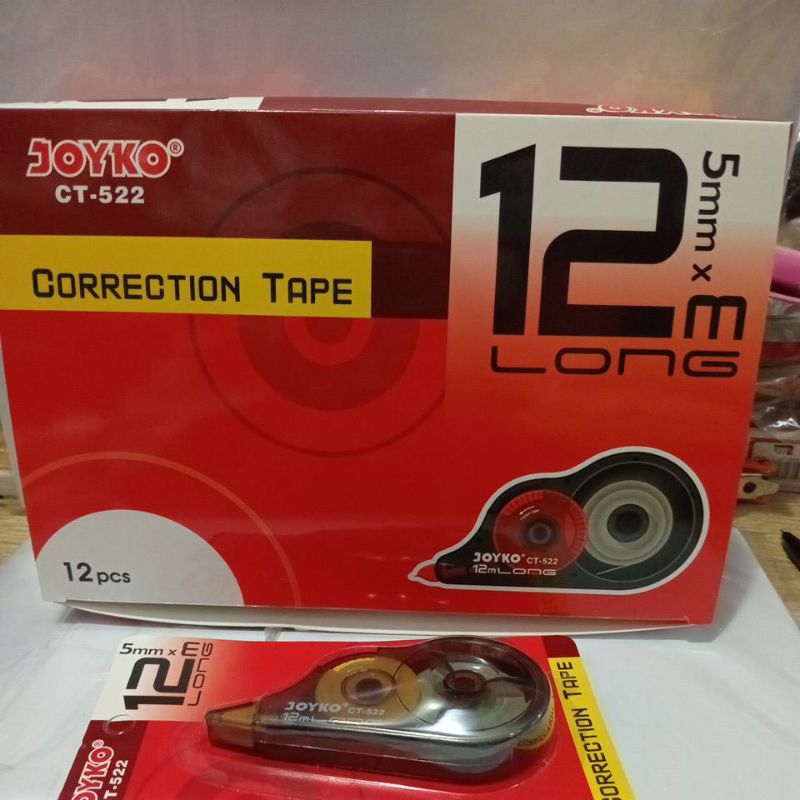 

Tip x kertas JOYKO CT-522 12m × 5mm / Perpak(12pcs)