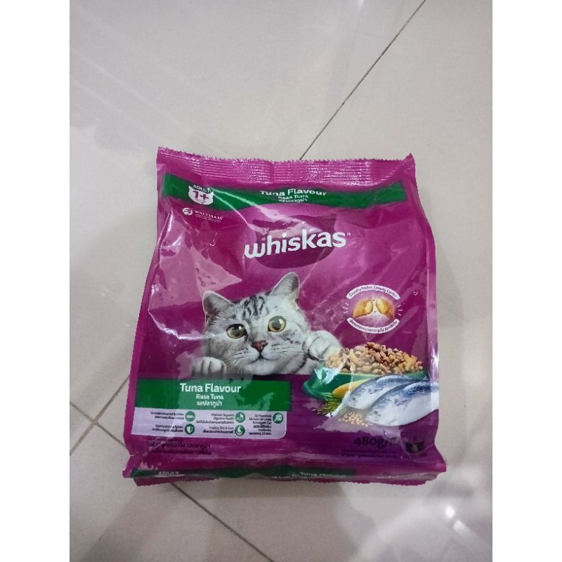 WHISKAS TUNA ADULT 480gr