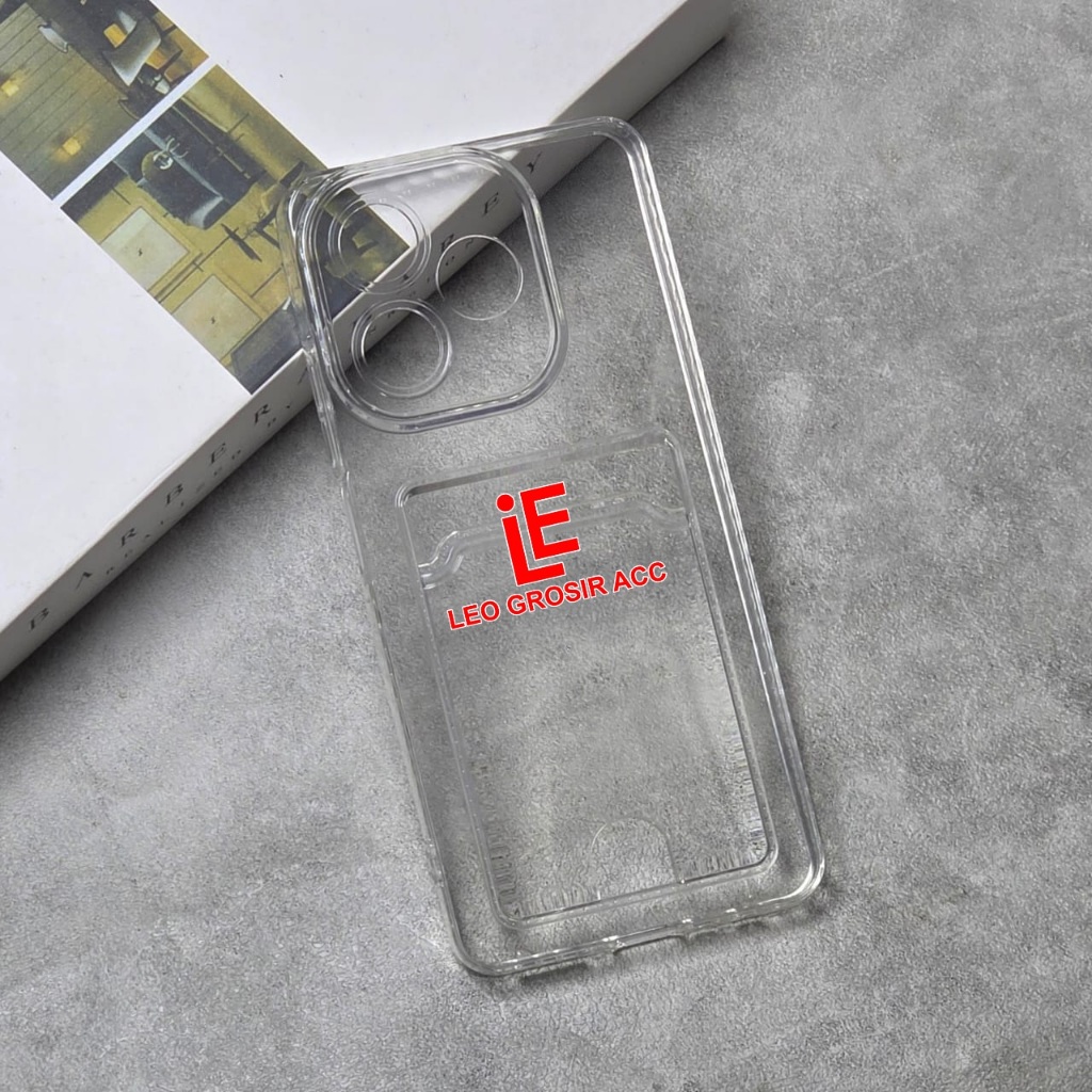 OPPO A5 PRO OPPO A55 4G CASE CARD BENING SOFT CASE CLEAR SLOT KARTU CASE WALLET OPPO A5 PRO OPPO A55