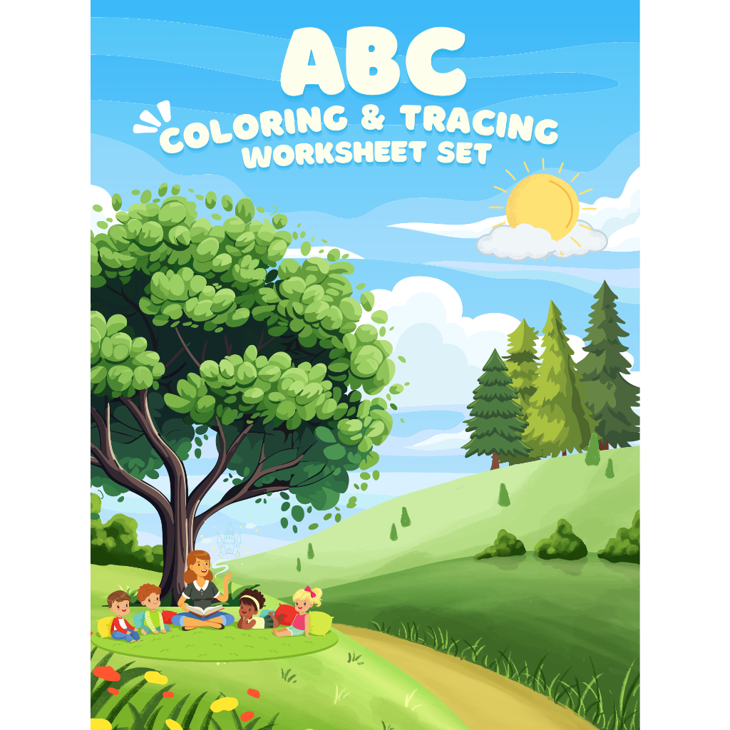

MURAH ! Worksheet Coloring & Tracing Kids / Menebalkan Huruf A-Z / Mewarnai / Latihan Menulis Anak / PAUD TK ABC