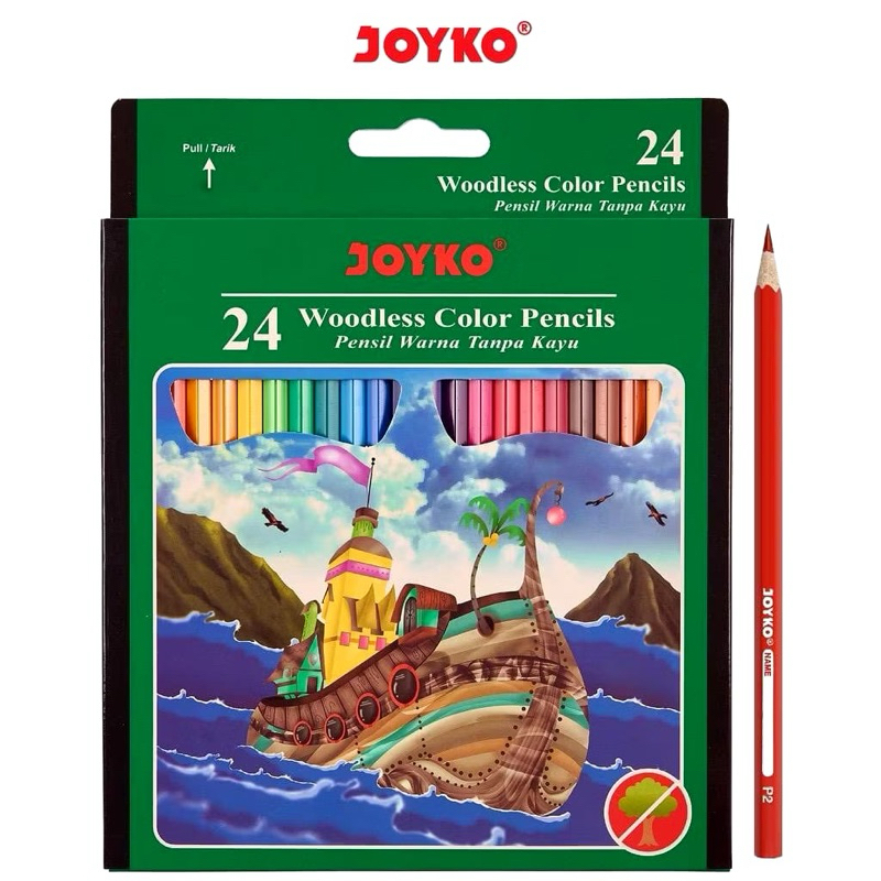 

Joyko Pensil Warna ( 24 colour ) ( 12 colour Panjang) ( 12 colour pendek )