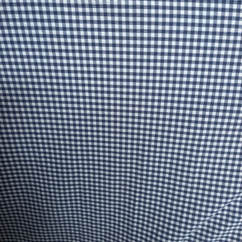 1/2 meter Kain Crinkle | Bahan Crinkle | Kain Meteran | Crinkle Motif Kotak | Bahan Import