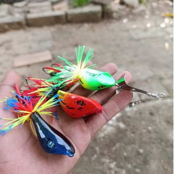 SLETER, JUMPFROG GEOL, JUMP FROG TRIANGLE, PAKET UMPAN CASTING