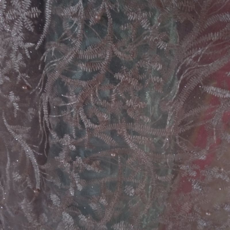 1/2 meter Kain Tulle | Bahan Tulle | Kain Meteran | Tulle Motif | Bahan Import