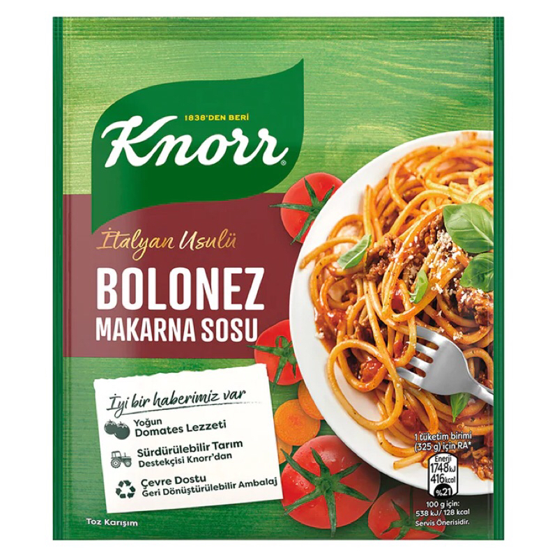 

Knorr Bolognese Italian Style Tomato Bolognese Pasta Sauce 45 g