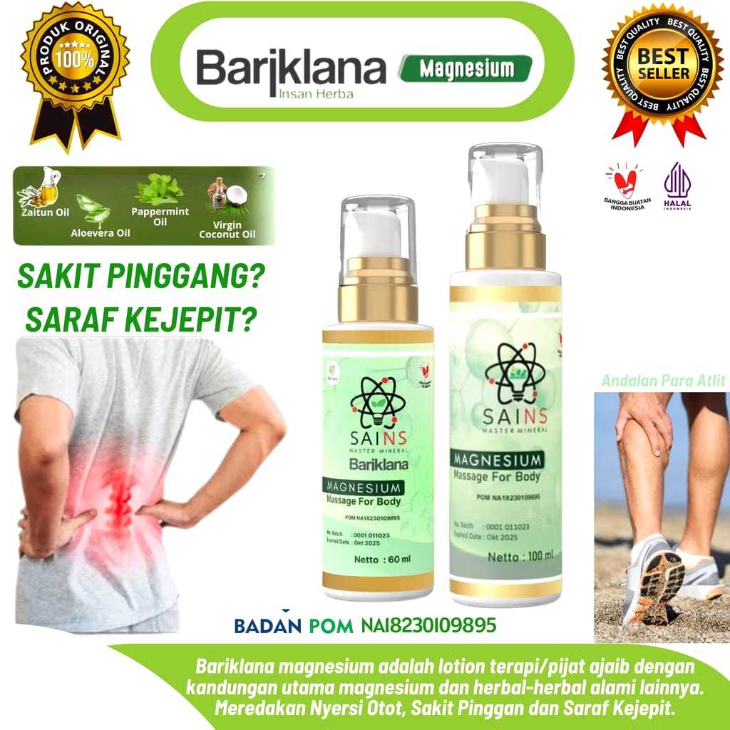 Sains Magnesium Massage For Body