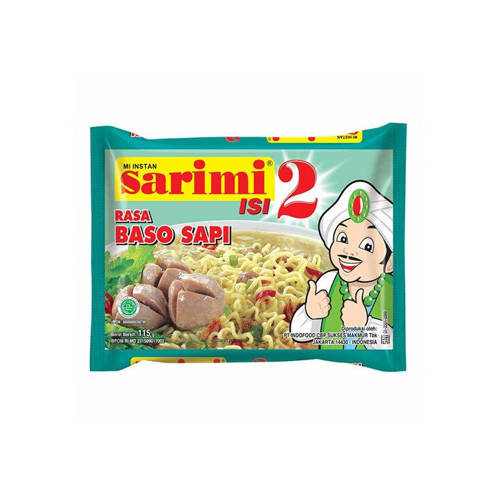 

SARIMI MIE INSTANT (ISI 2) BASO SAPI PCK 115g
