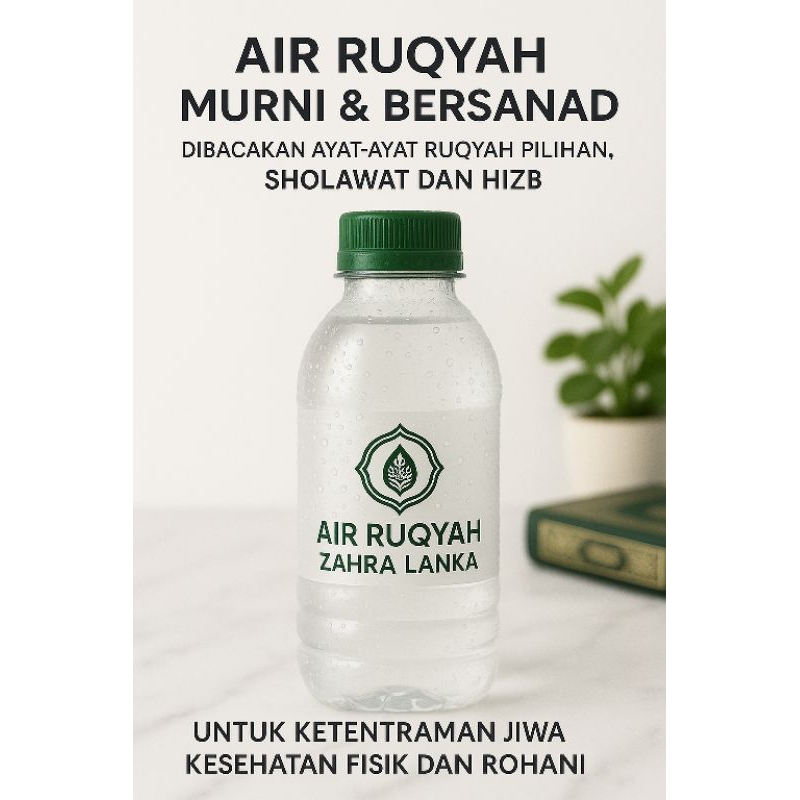 

AIR DOA KHUSUS ANDA; TENANG, SEHAT, DAN DEKAT DENGAN TUHAN
