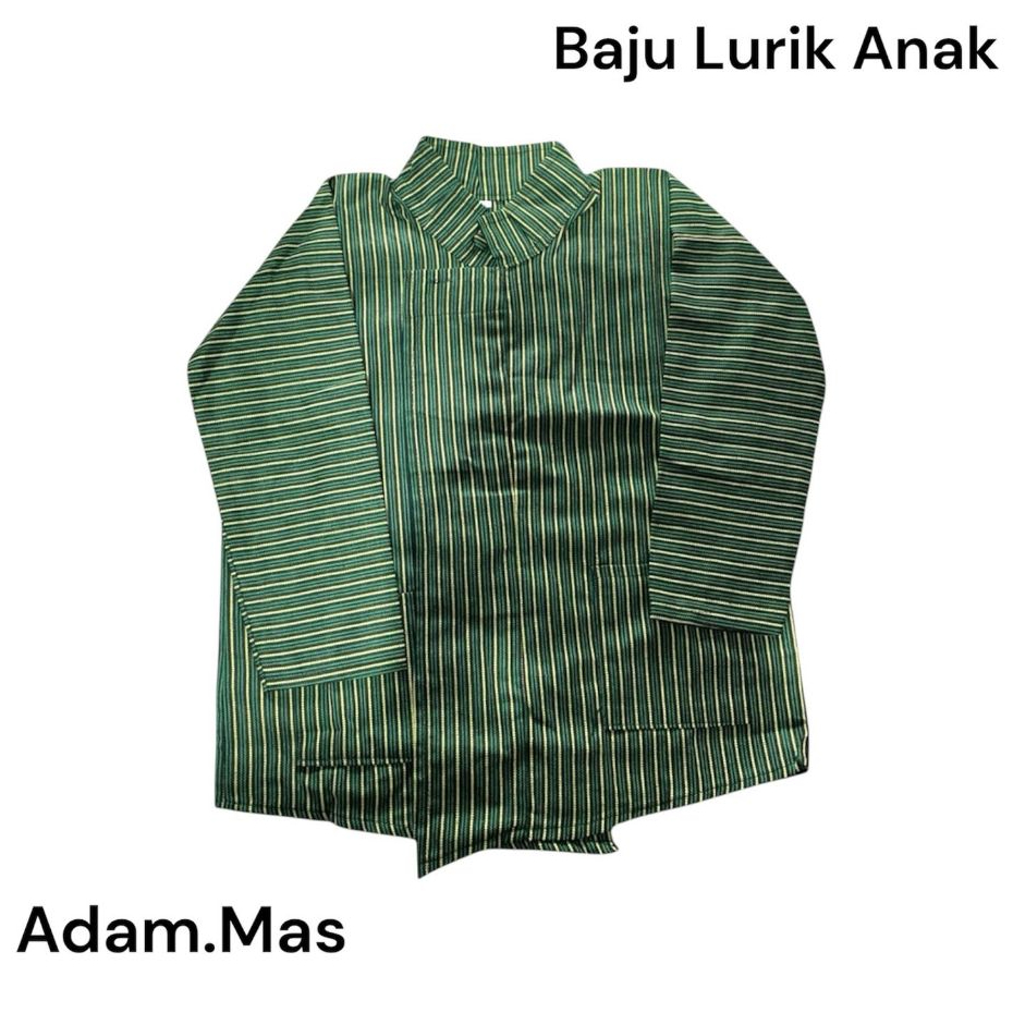 Baju Adat Jawa Anak Usia 2-11 Tahun Surjan Lurik Anak Laki Laki Baju lurik anak TK dan SD